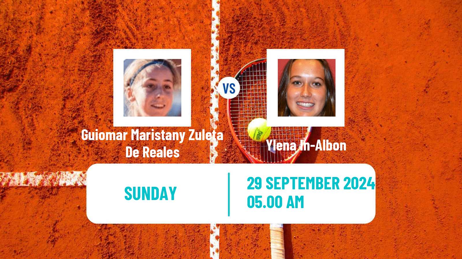 Tennis ITF W75 Lisbon Women Guiomar Maristany Zuleta De Reales - Ylena In-Albon