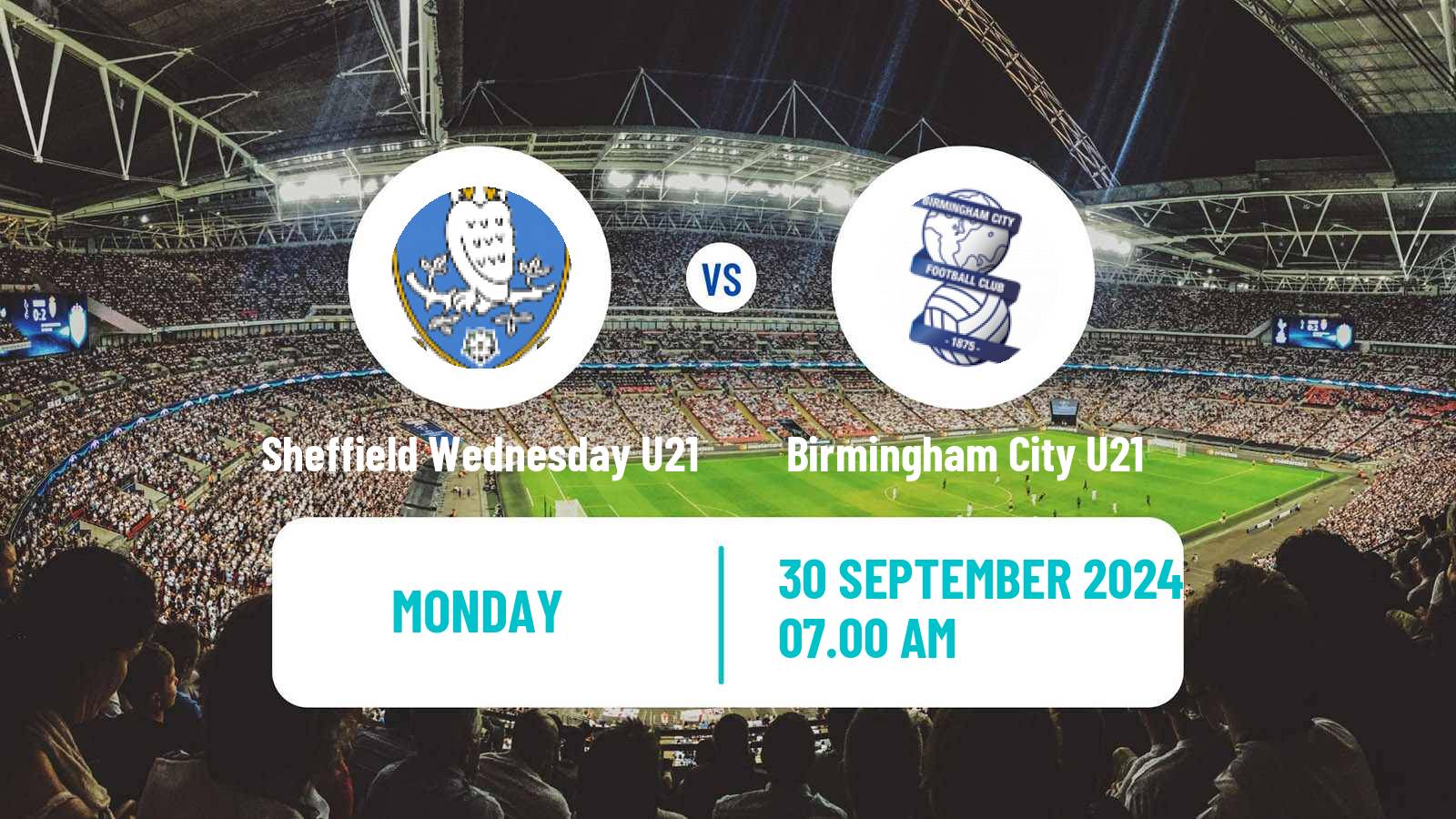 Soccer English Professional Development League Sheffield Wednesday U21 - Birmingham City U21