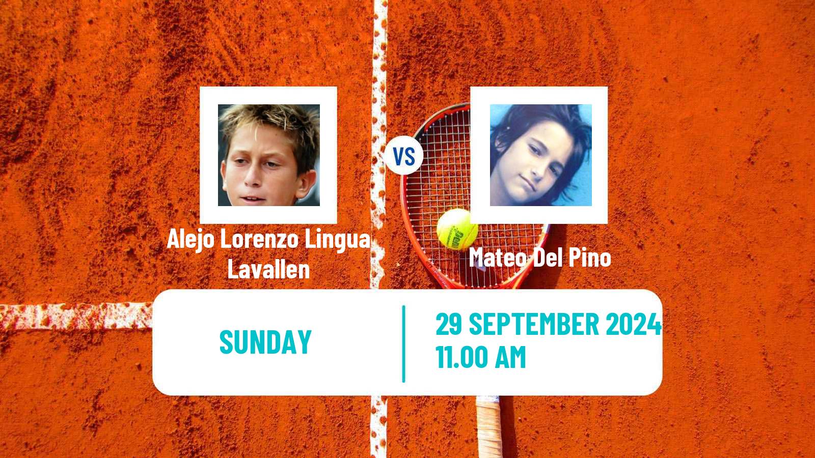 Tennis Buenos Aires 2 Challenger Men Alejo Lorenzo Lingua Lavallen - Mateo Del Pino