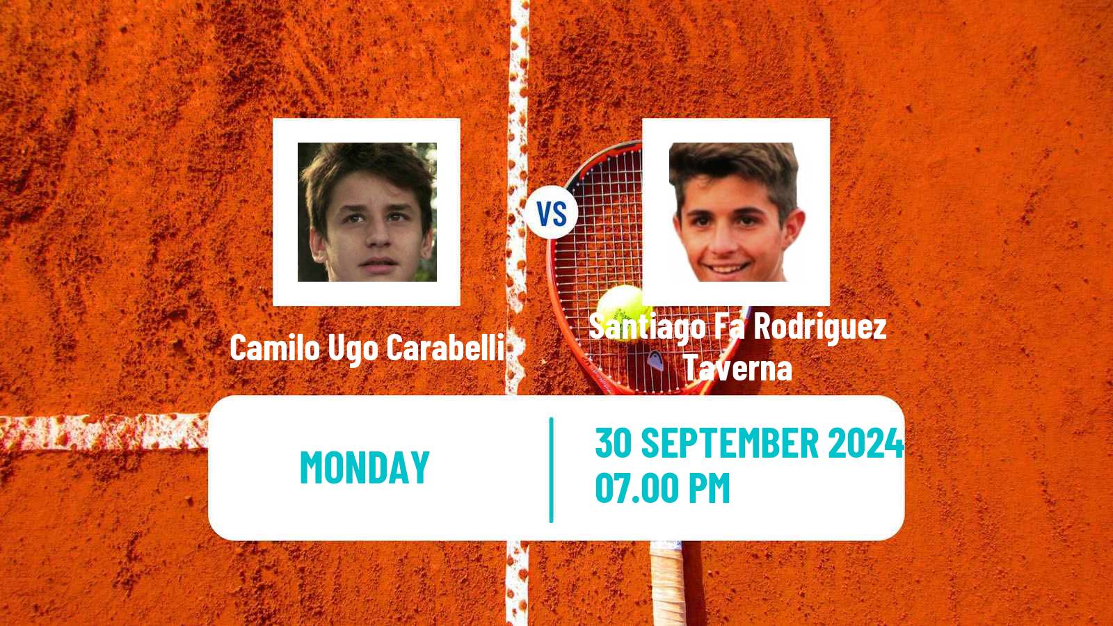 Tennis Buenos Aires 3 Challenger Men Camilo Ugo Carabelli - Santiago Fa Rodriguez Taverna