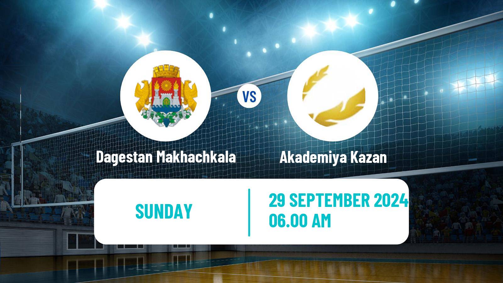 Volleyball Russian Vysshaya League A Volleyball Dagestan Makhachkala - Akademiya Kazan