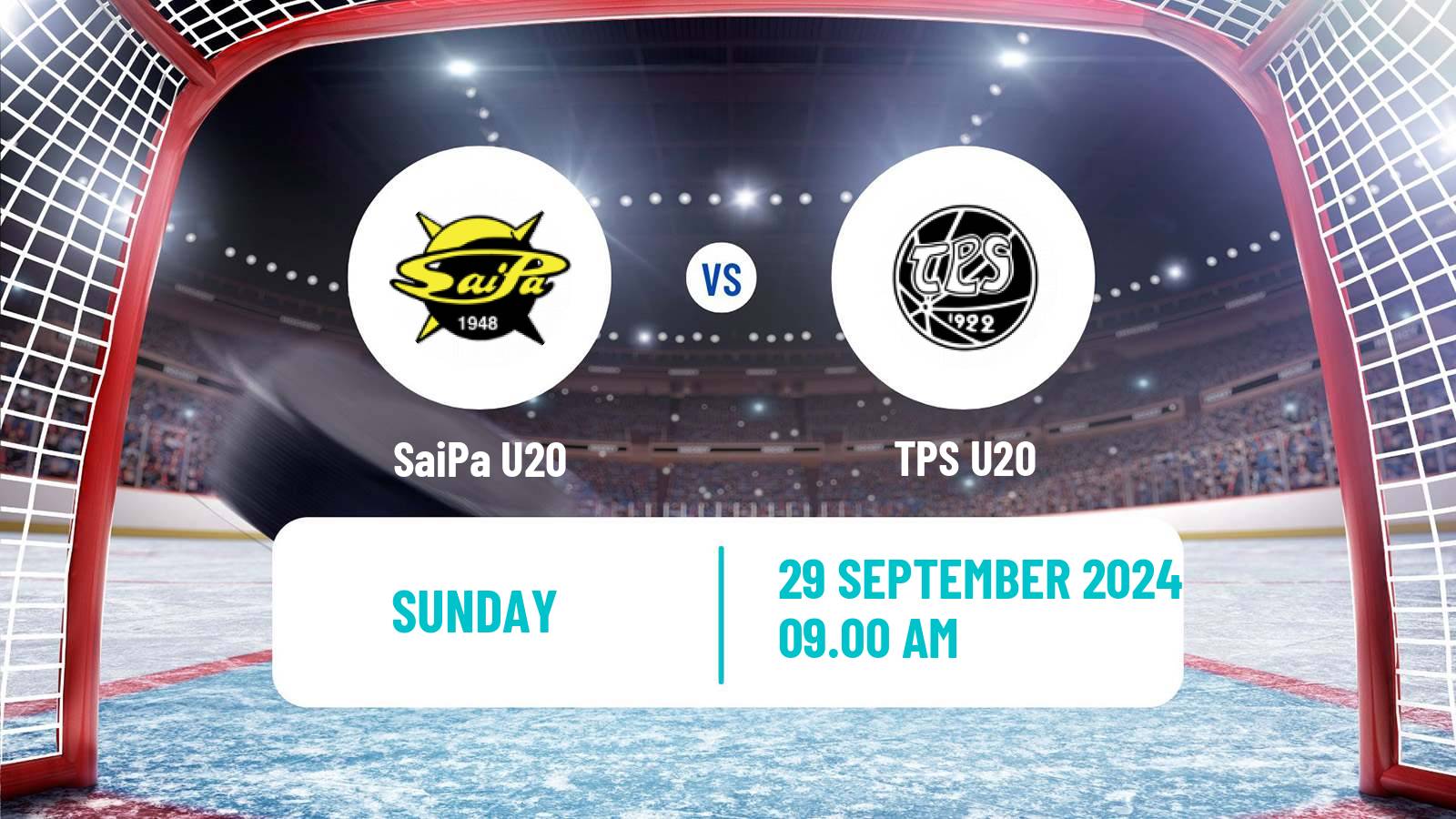 Hockey Finnish SM-sarja U20 SaiPa U20 - TPS U20