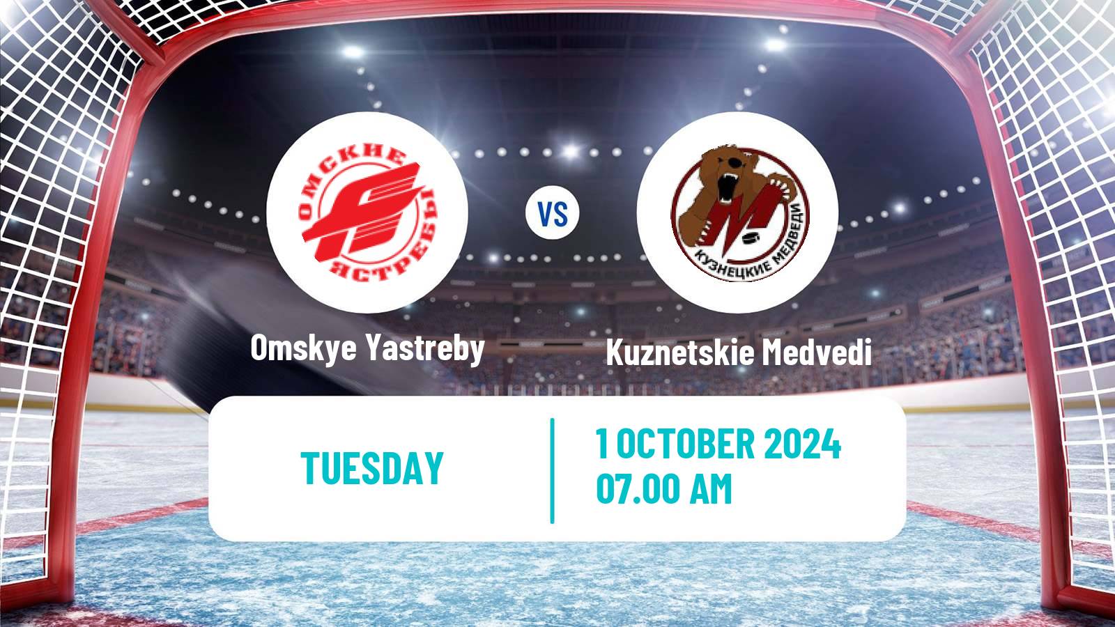 Hockey MHL Omskye Yastreby - Kuznetskie Medvedi