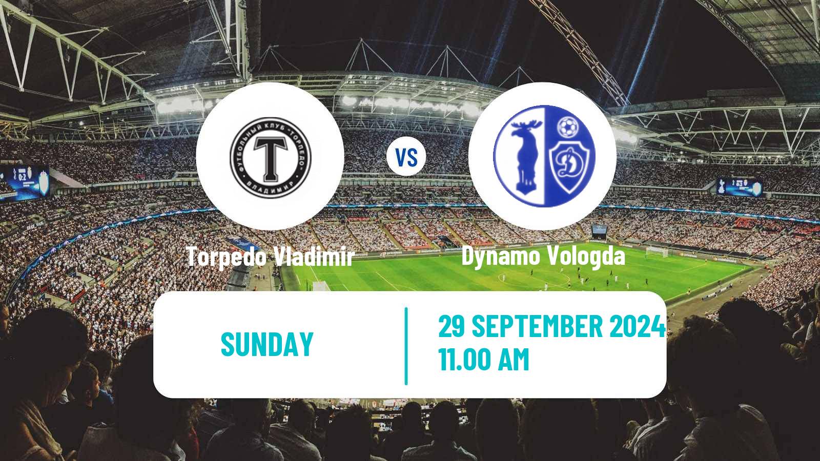 Soccer FNL 2 Division B Group 2 Torpedo Vladimir - Dynamo Vologda