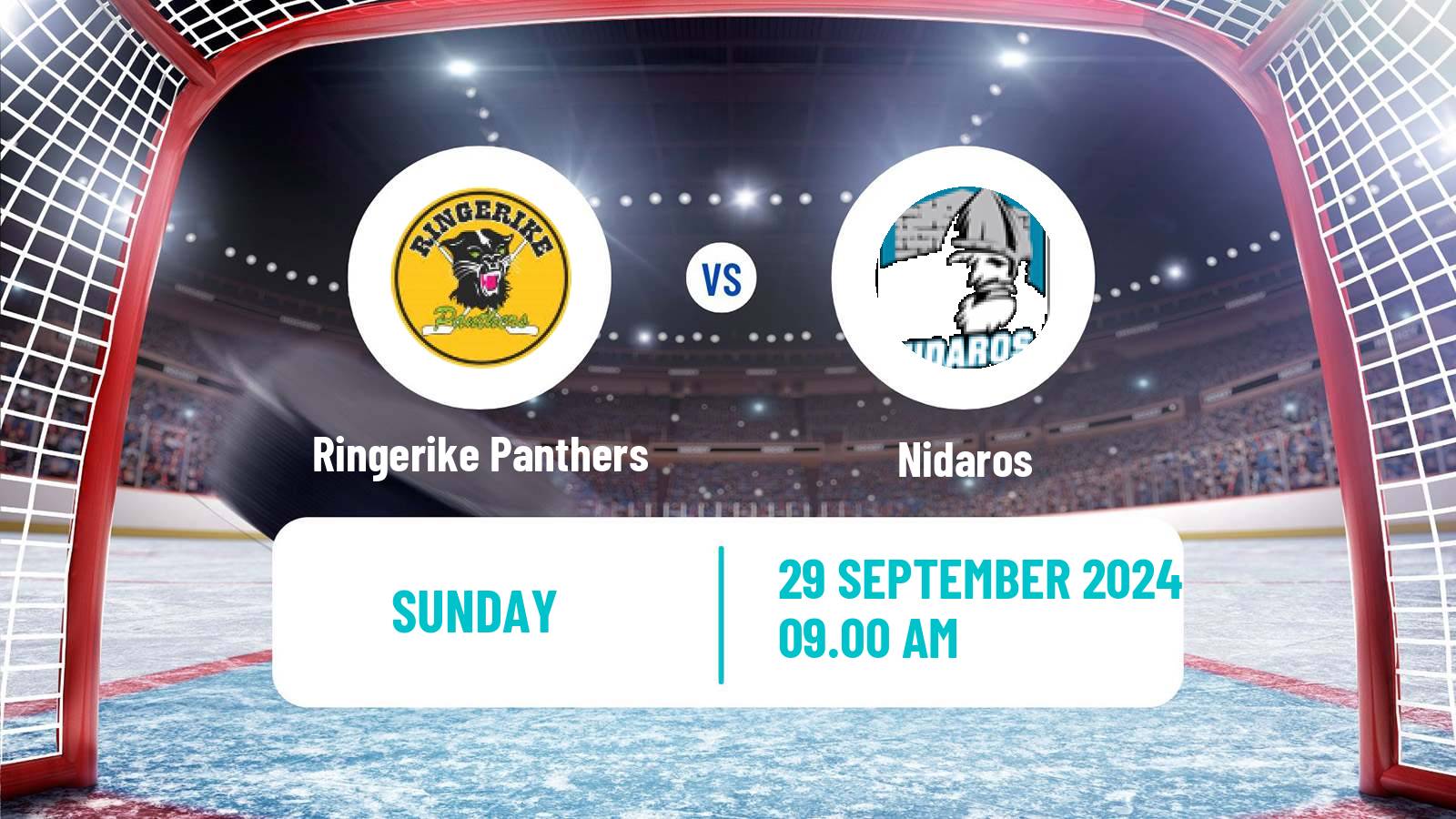 Hockey Norwegian Division 1 Hockey Ringerike Panthers - Nidaros