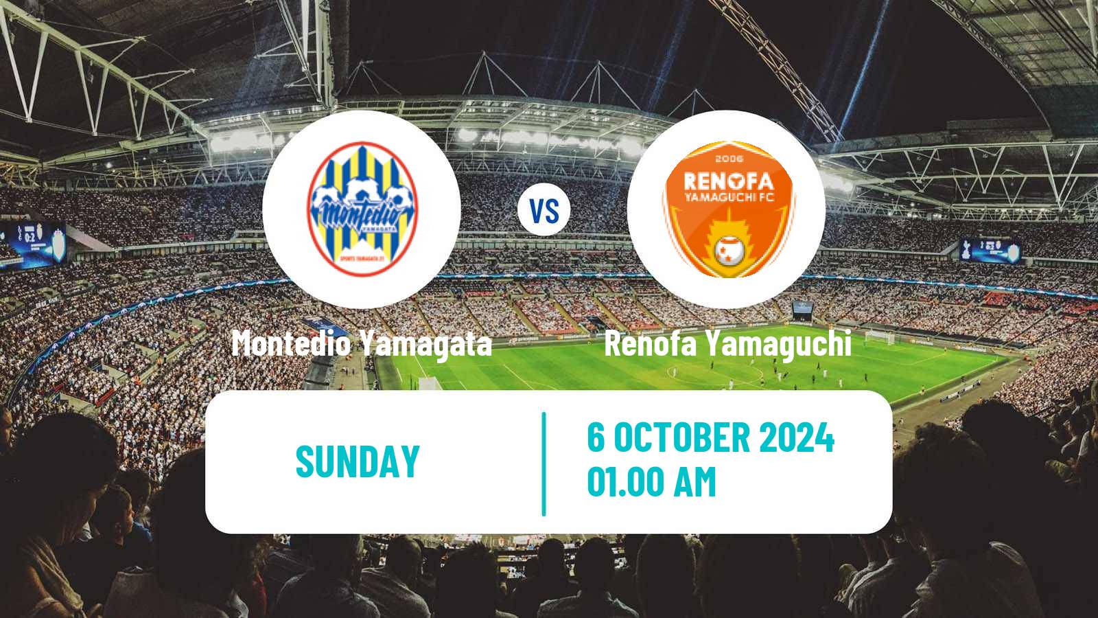 Soccer Japan J2 League Montedio Yamagata - Renofa Yamaguchi