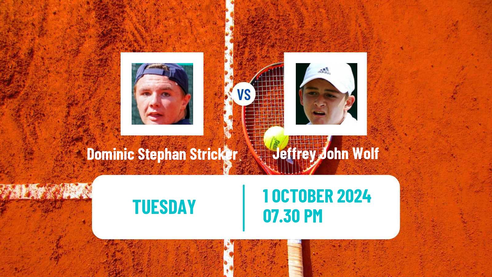 Tennis Tiburon Challenger Men Dominic Stephan Stricker - Jeffrey John Wolf