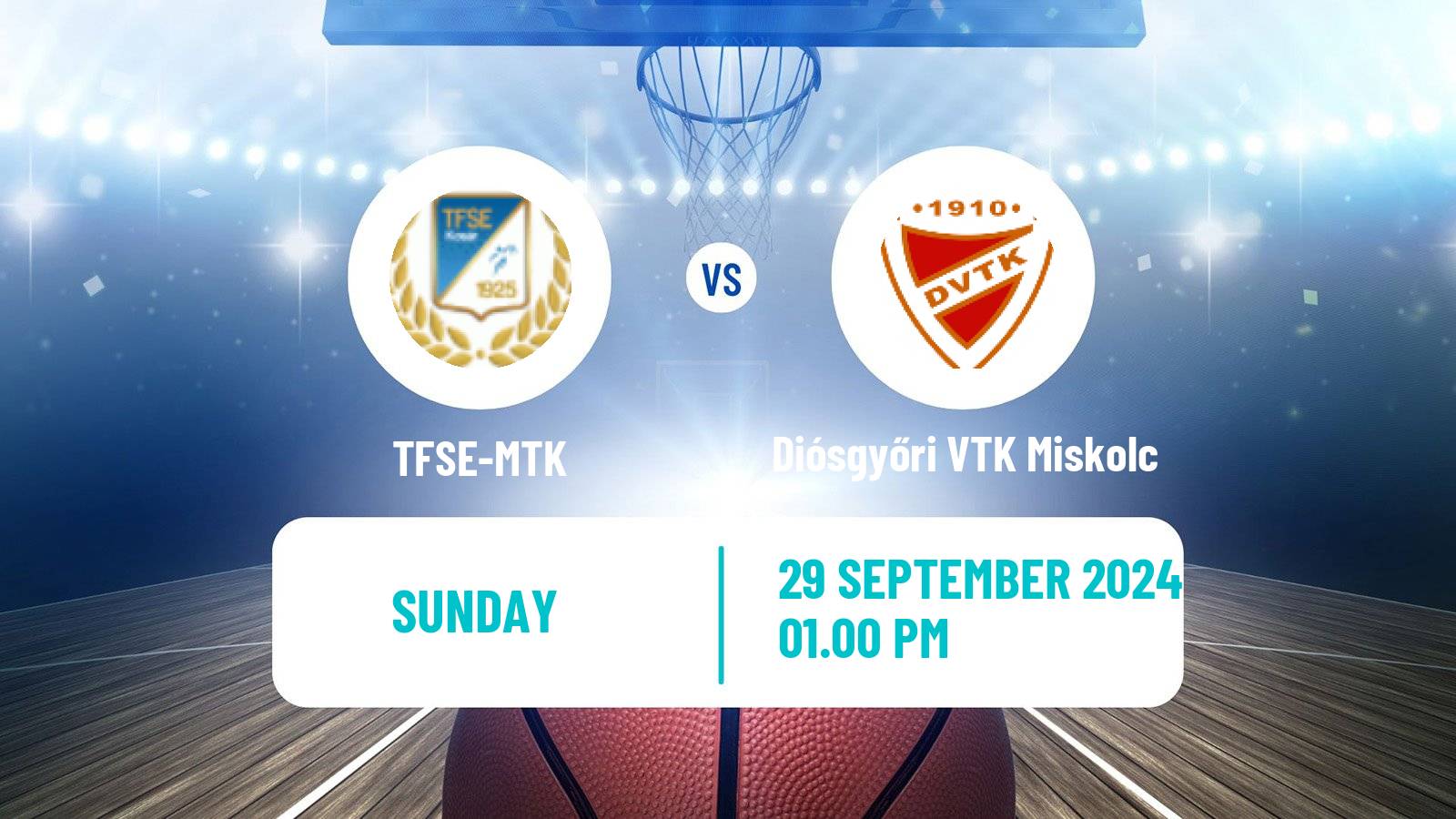 Basketball Hungarian NB I Basketball Women TFSE-MTK - Diósgyőri VTK Miskolc