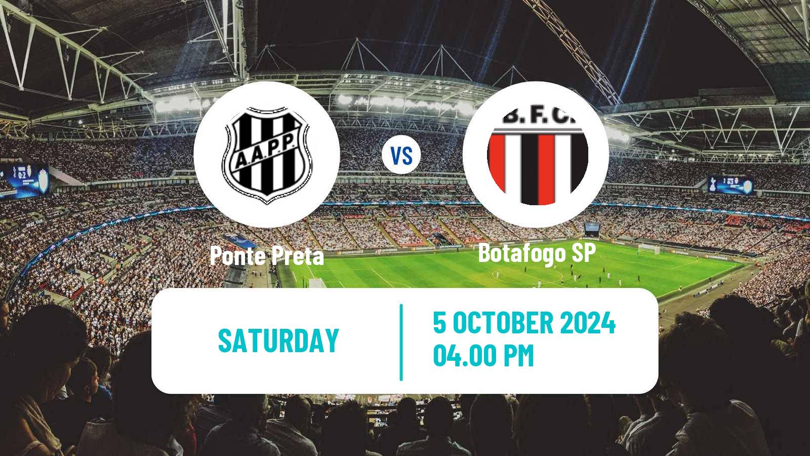 Soccer Brazilian Serie B Ponte Preta - Botafogo SP