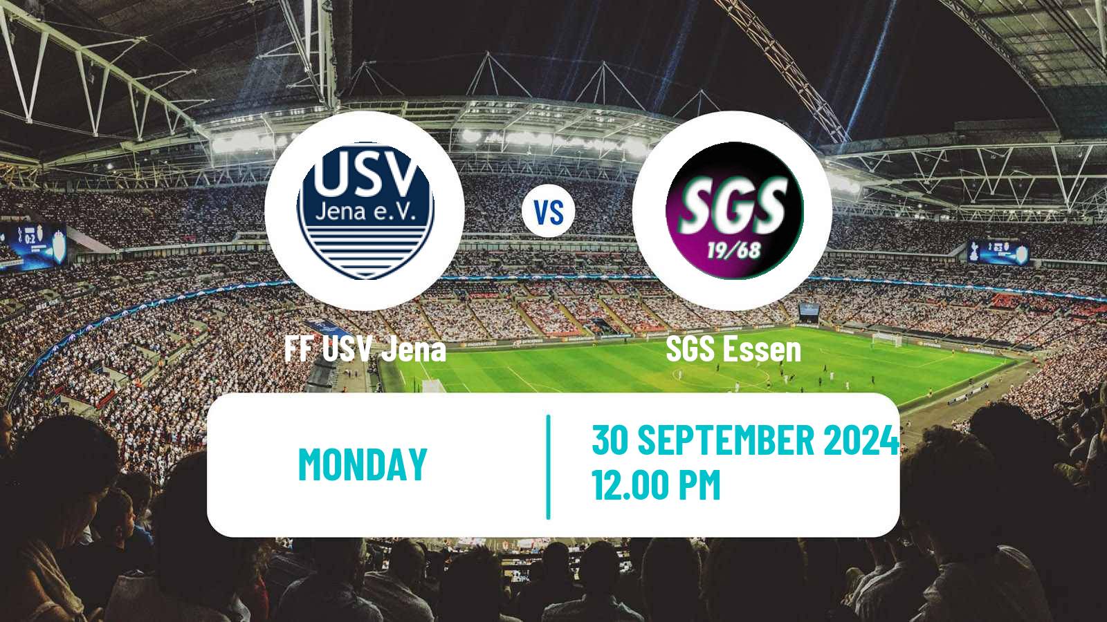 Soccer German Bundesliga Women FF USV Jena - SGS Essen