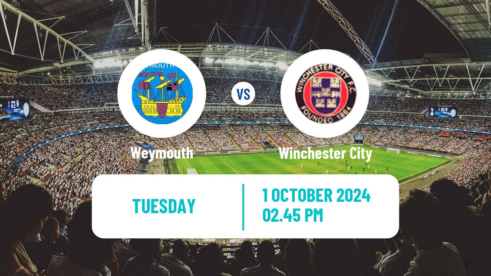 Soccer English FA Cup Weymouth - Winchester City