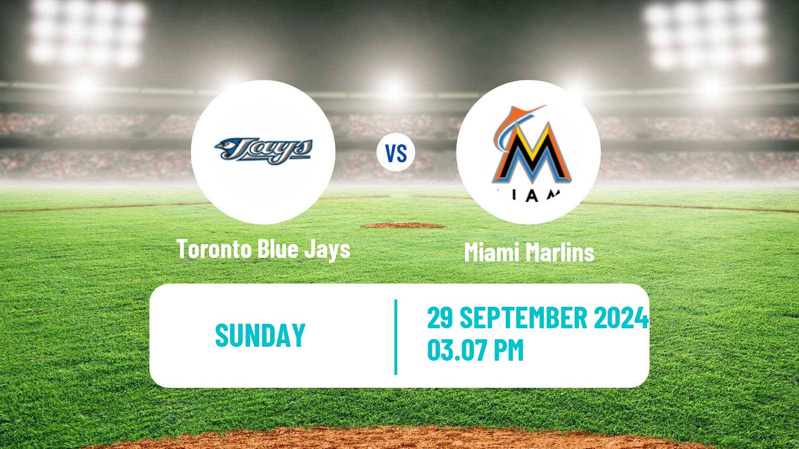 Baseball MLB Toronto Blue Jays - Miami Marlins