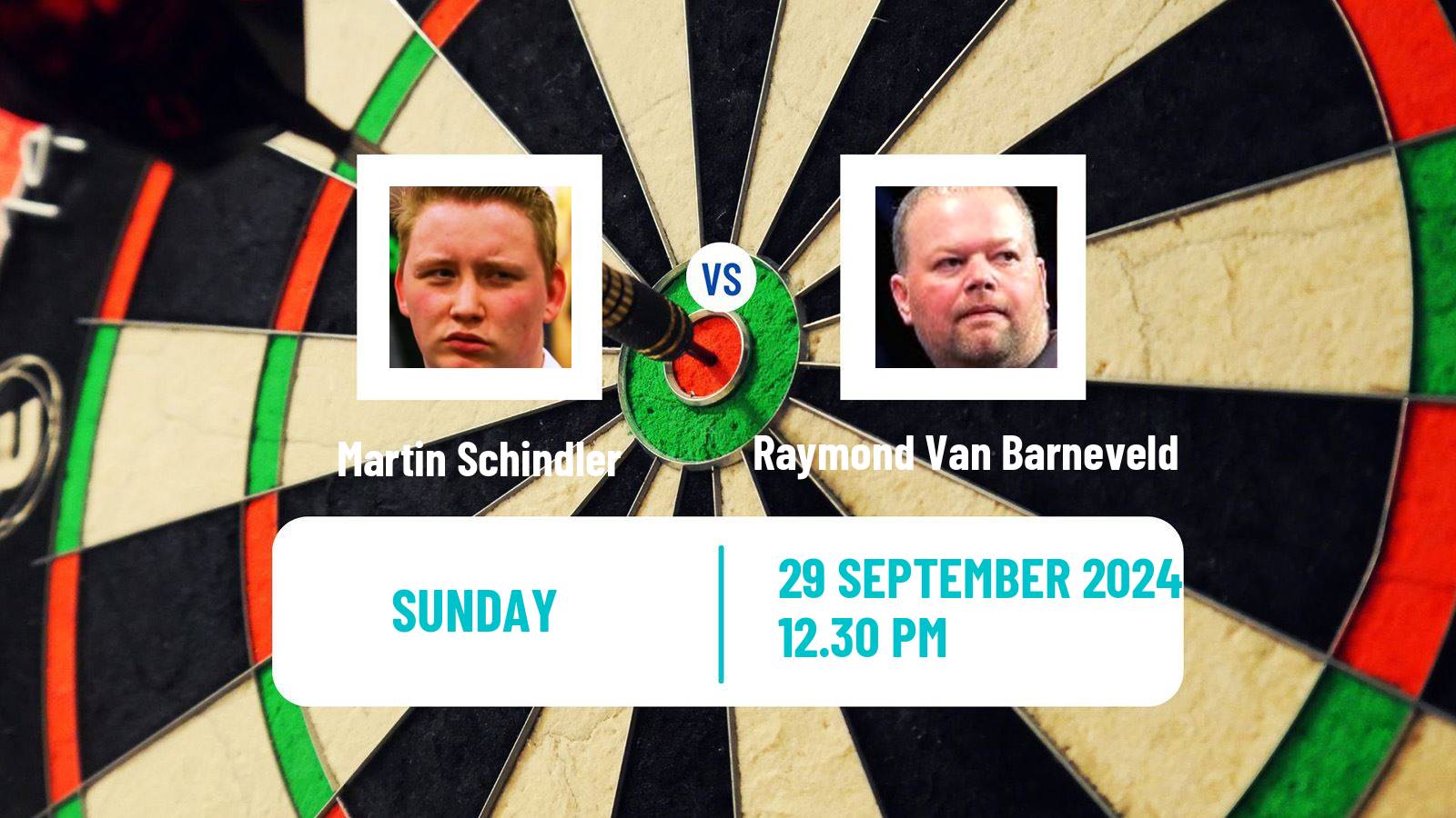 Darts European Tour 12 Martin Schindler - Raymond Van Barneveld