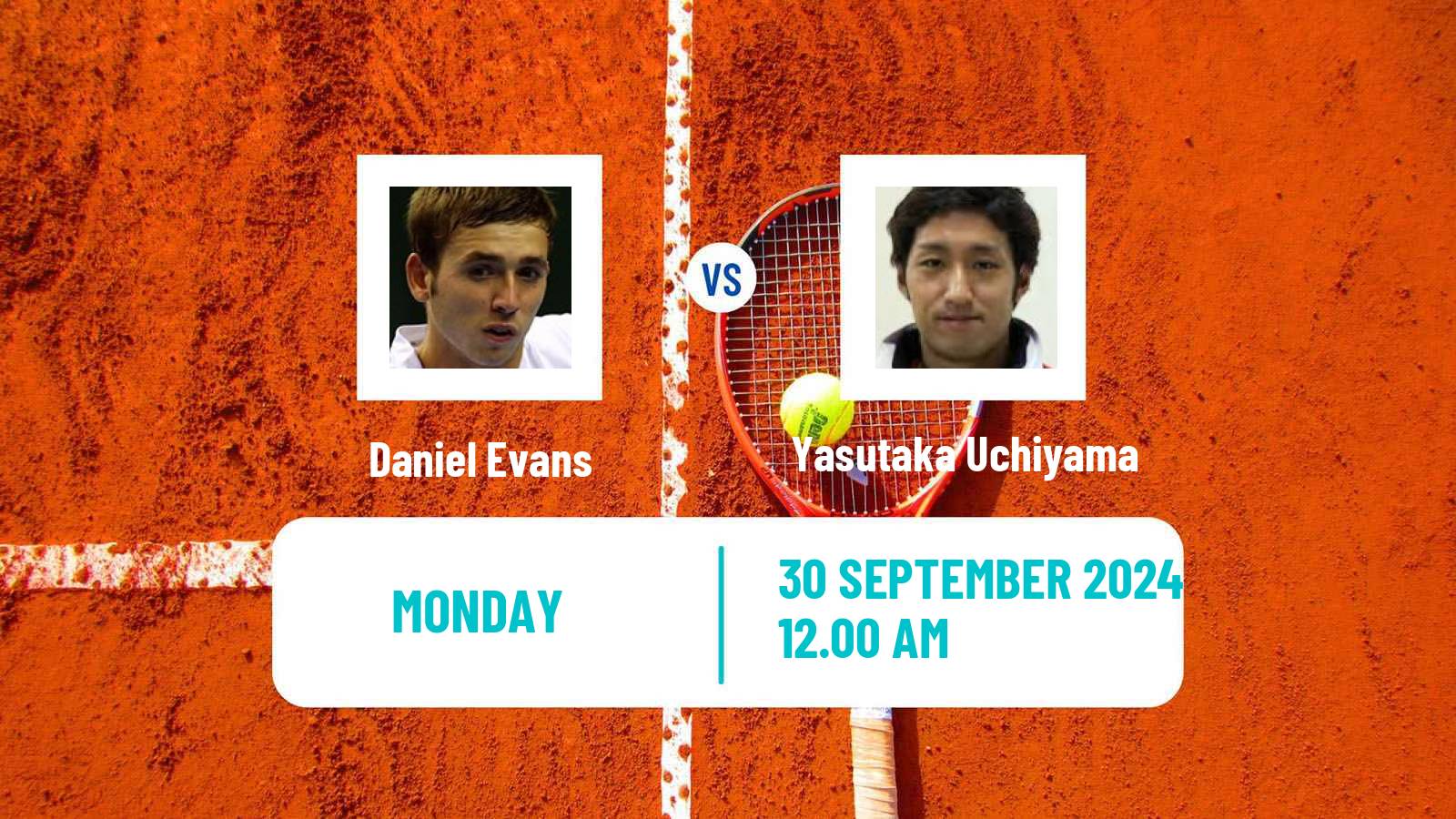 Tennis ATP Shanghai Daniel Evans - Yasutaka Uchiyama