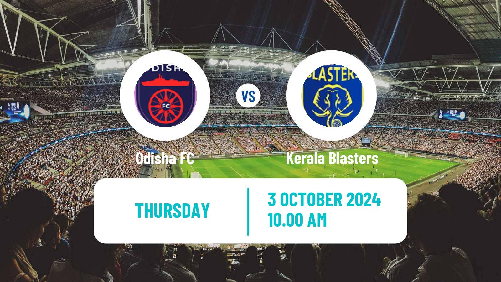 Soccer Indian ISL Odisha - Kerala Blasters