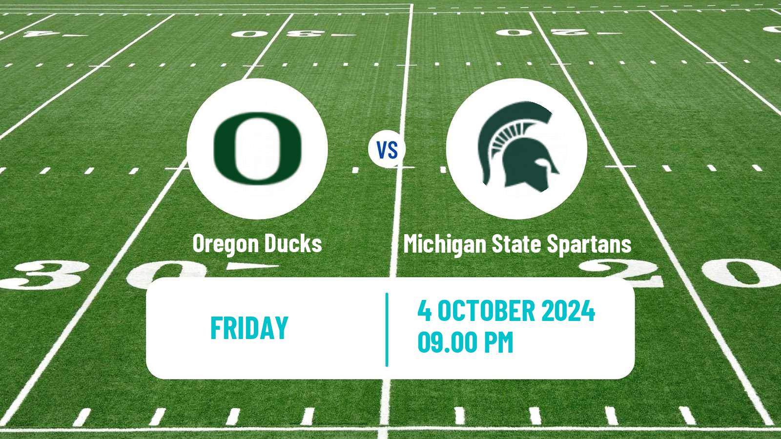 American football NCAA College Football Oregon Ducks - Michigan State Spartans