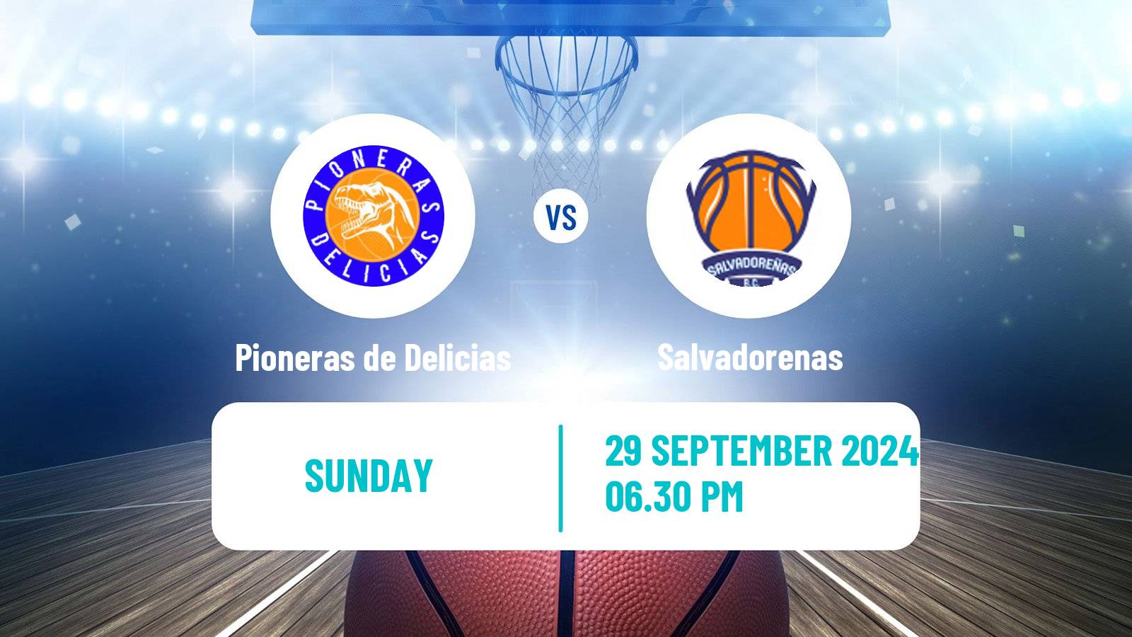 Basketball WBLA Women Pioneras de Delicias - Salvadorenas