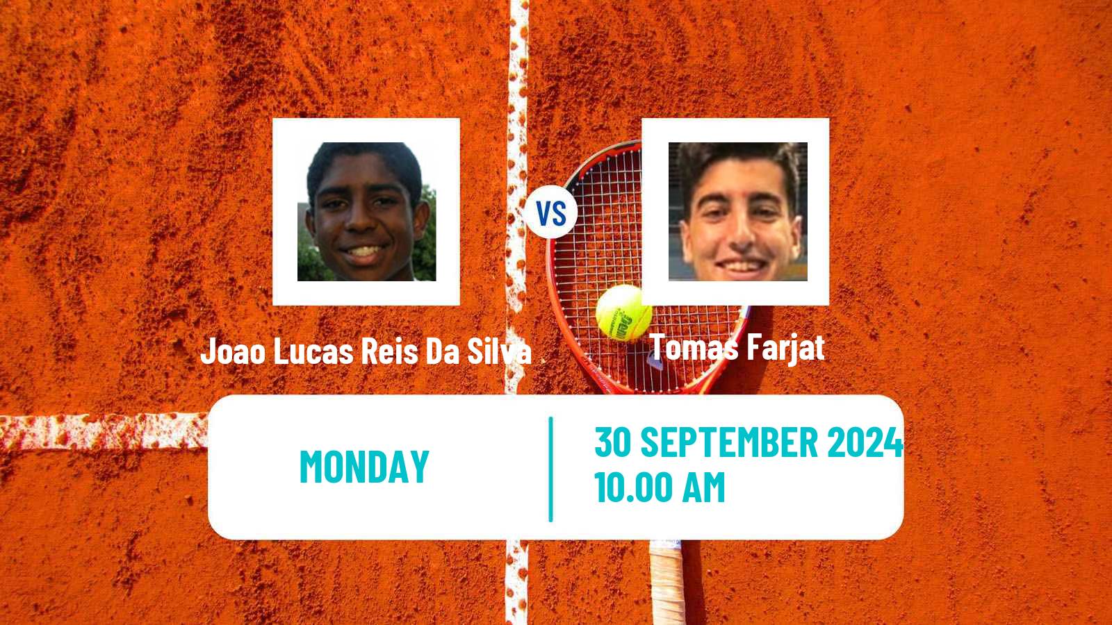 Tennis Buenos Aires 3 Challenger Men Joao Lucas Reis Da Silva - Tomas Farjat