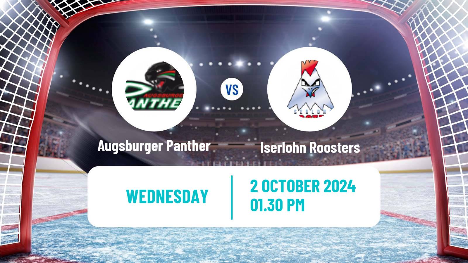 Hockey German Ice Hockey League Augsburger Panther - Iserlohn Roosters