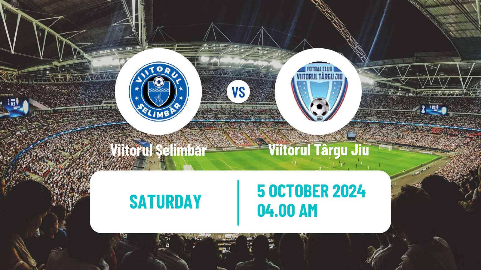 Soccer Romanian Division 2 Viitorul Șelimbăr - Viitorul Târgu Jiu