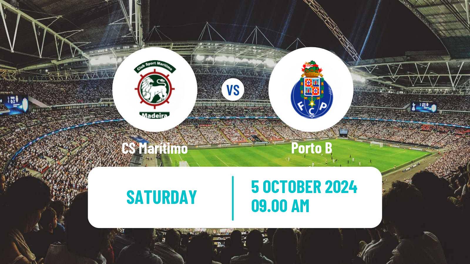 Soccer Portuguese Liga 2 Marítimo - Porto B