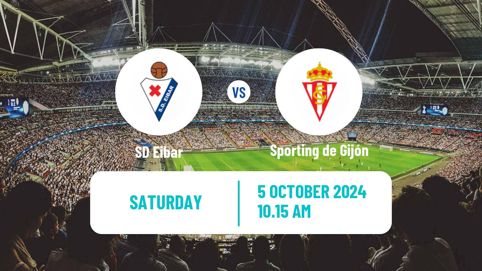 Soccer Spanish LaLiga2 Eibar - Sporting de Gijón