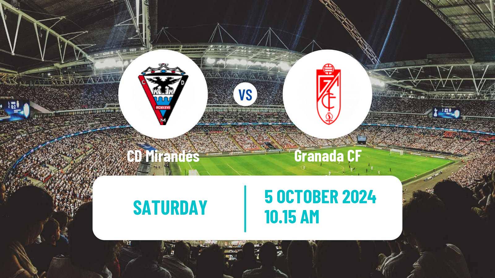 Soccer Spanish LaLiga2 Mirandés - Granada