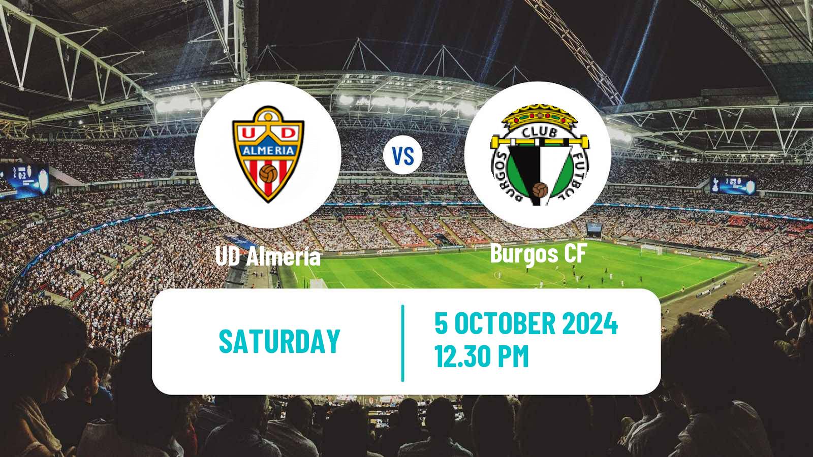 Soccer Spanish LaLiga2 Almería - Burgos