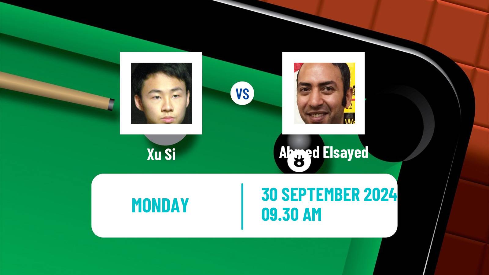 Snooker International Championship Xu Si - Ahmed Elsayed