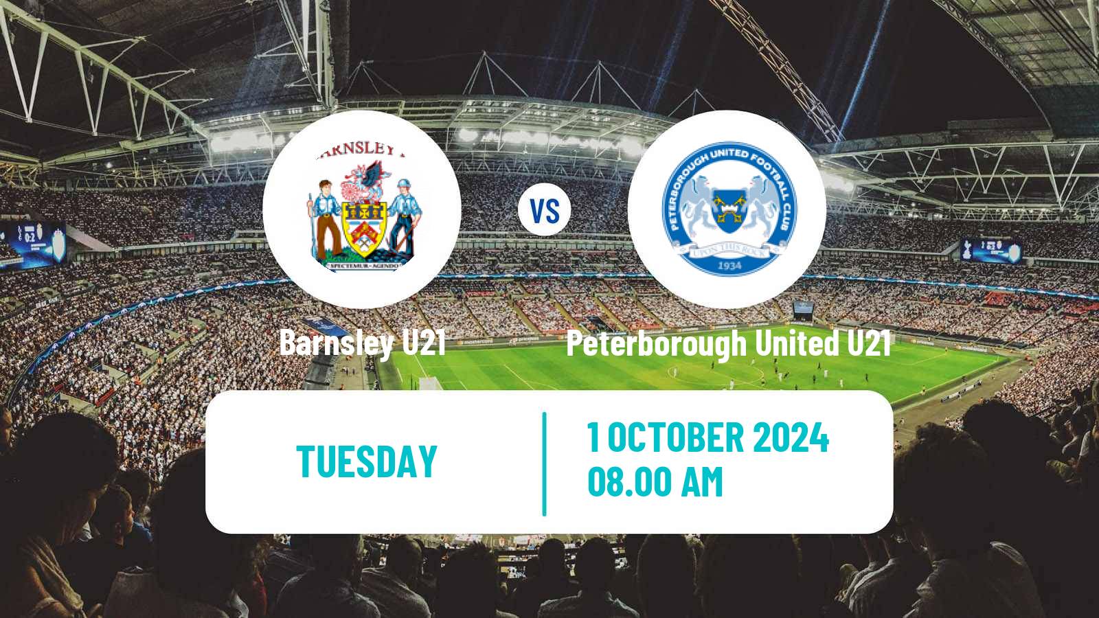 Soccer English Professional Development League Barnsley U21 - Peterborough United U21