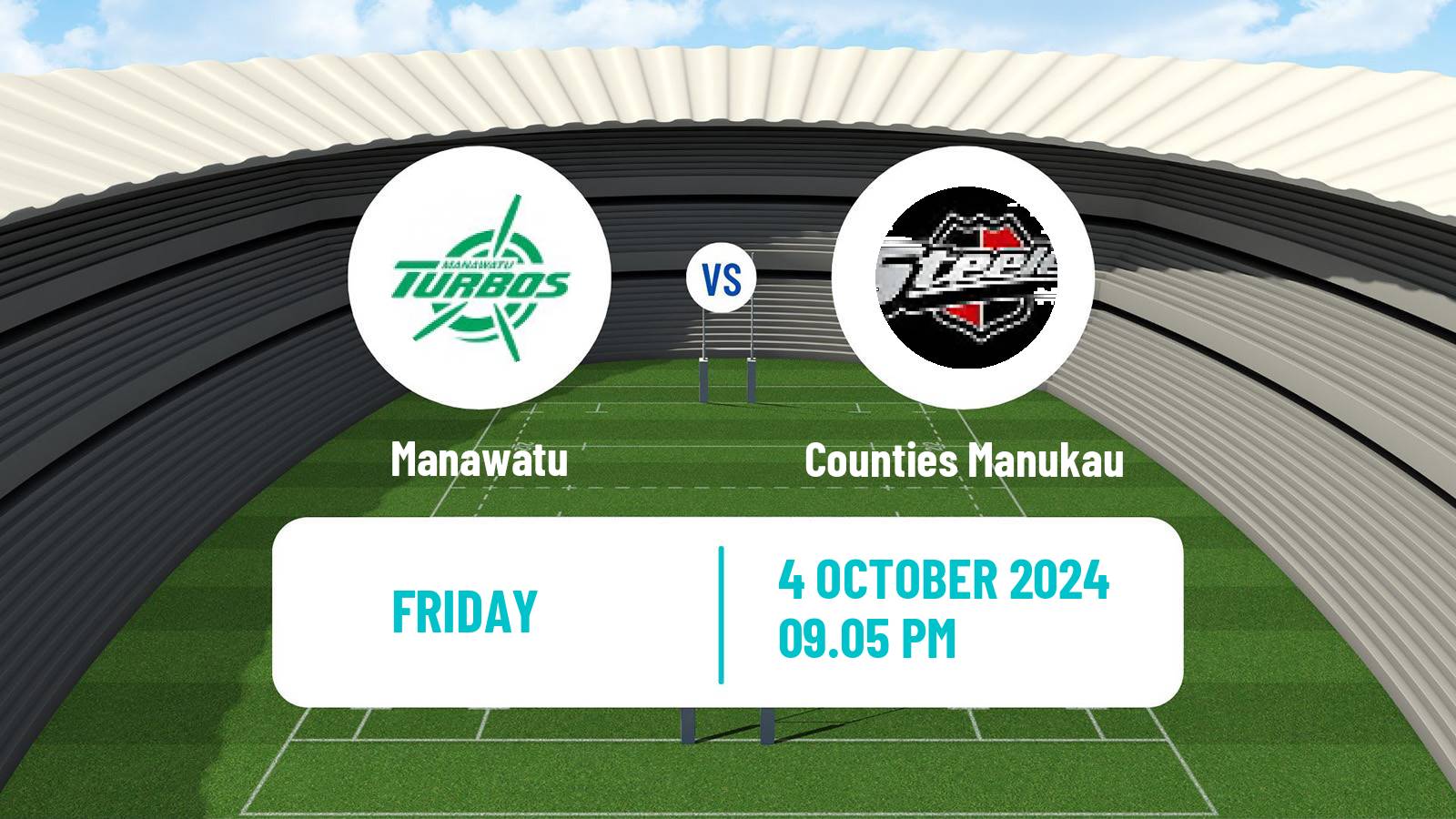 Rugby union New Zealand Bunnings NPC Manawatu - Counties Manukau