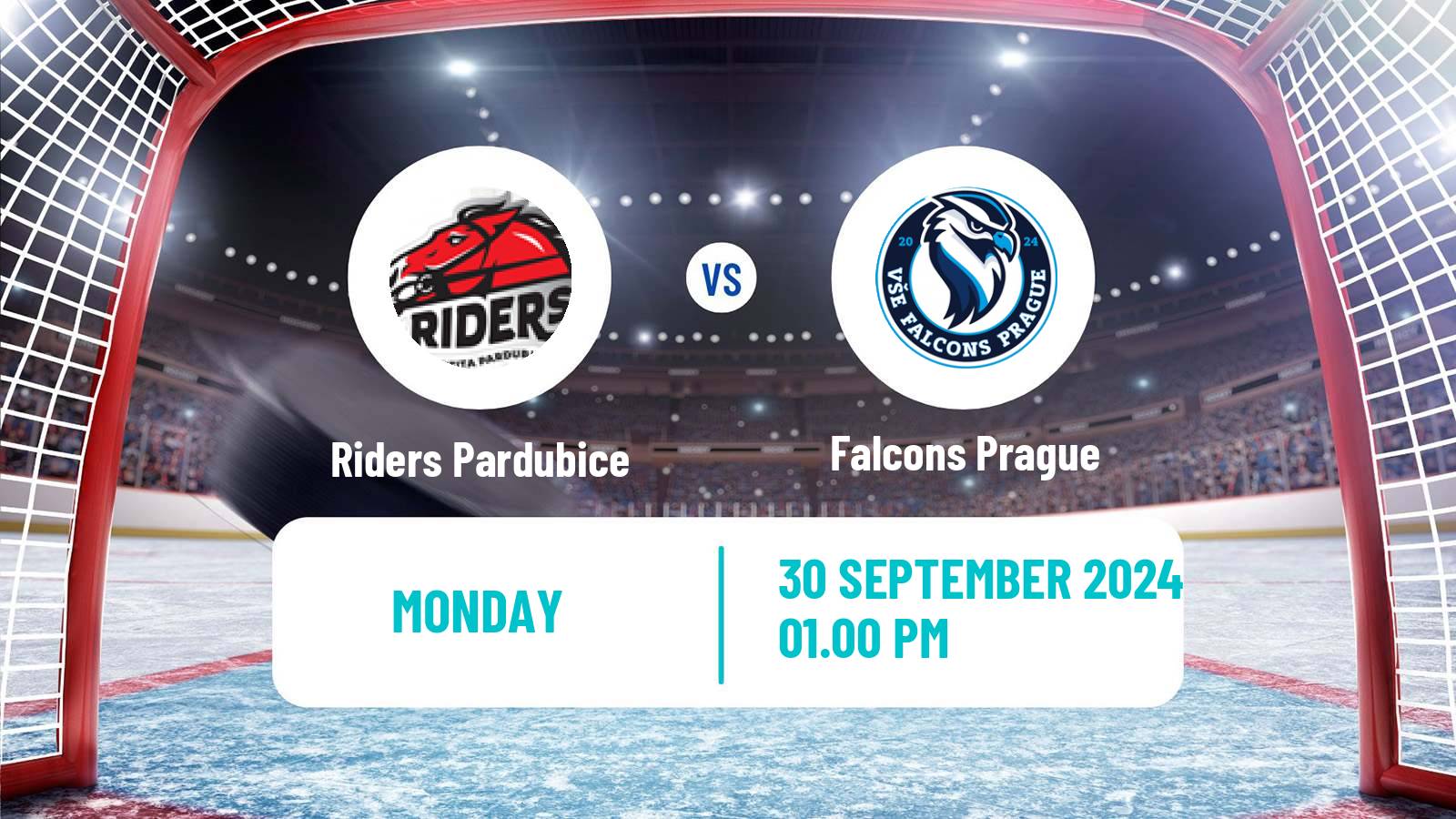 Hockey Czech ULLH Riders Pardubice - Falcons Prague