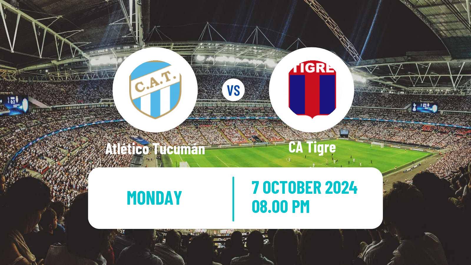 Soccer Argentinian Liga Profesional Atlético Tucumán - Tigre