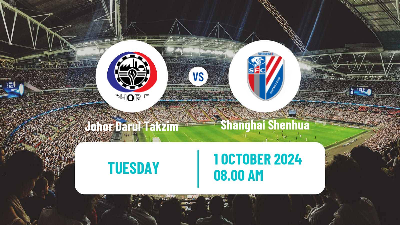 Soccer AFC Champions League Johor Darul Takzim - Shanghai Shenhua