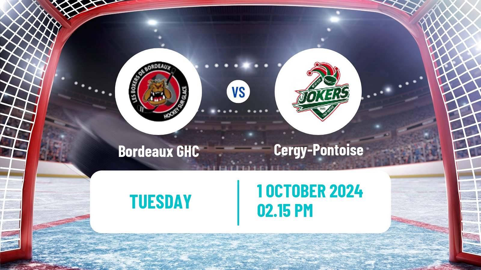 Hockey French Ligue Magnus Bordeaux - Cergy-Pontoise