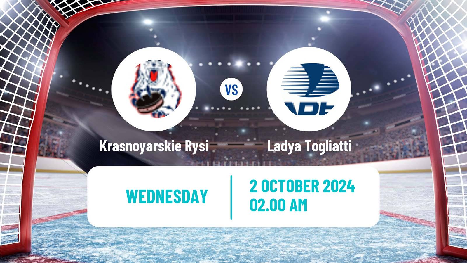 Hockey MHL Krasnoyarskie Rysi - Ladya Togliatti