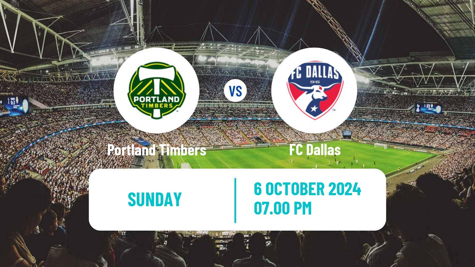 Soccer MLS Portland Timbers - FC Dallas