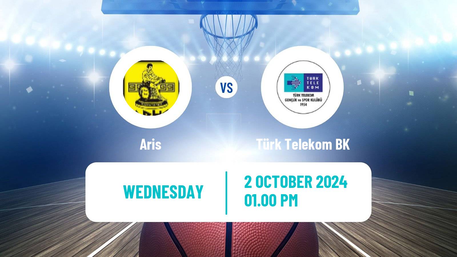 Basketball Eurocup Aris - Türk Telekom BK