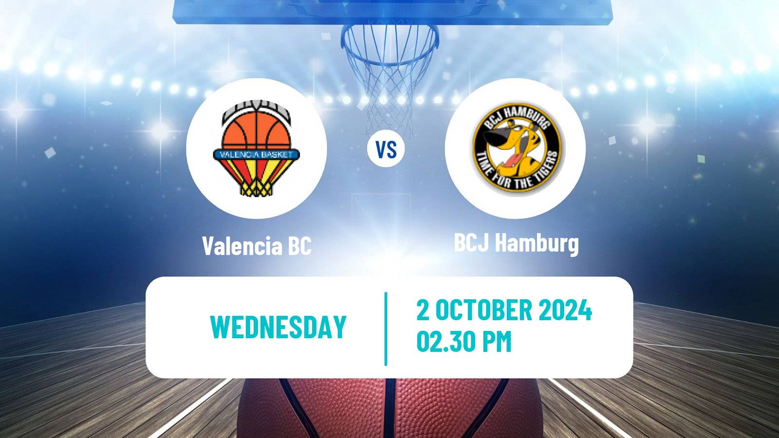 Basketball Eurocup Valencia - BCJ Hamburg