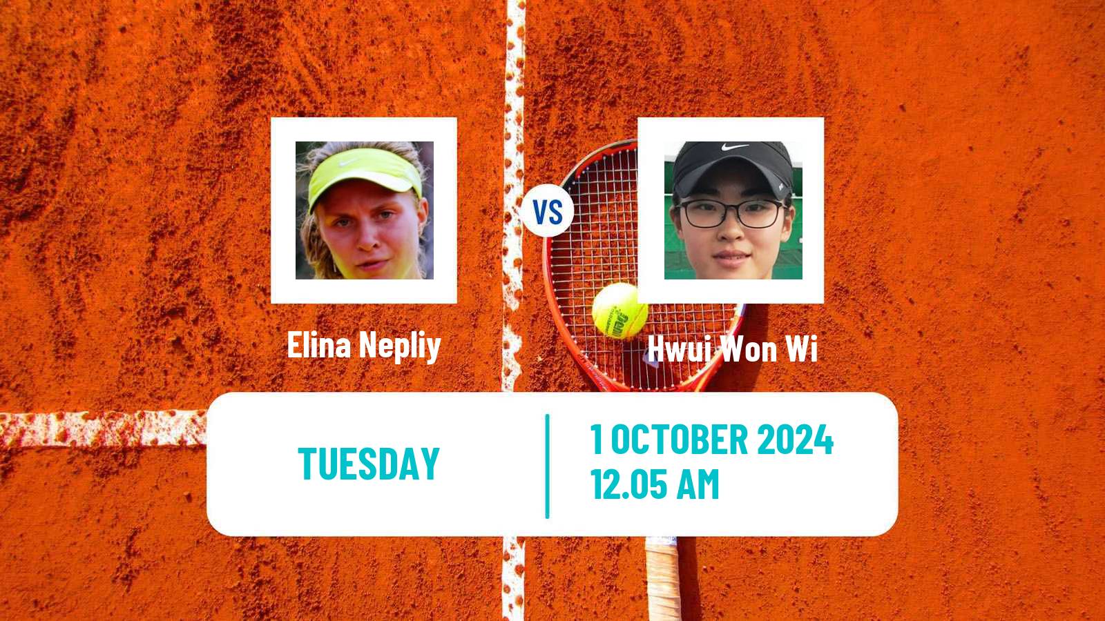 Tennis ITF W15 Yeongwol 2 Women Elina Nepliy - Hwui Won Wi