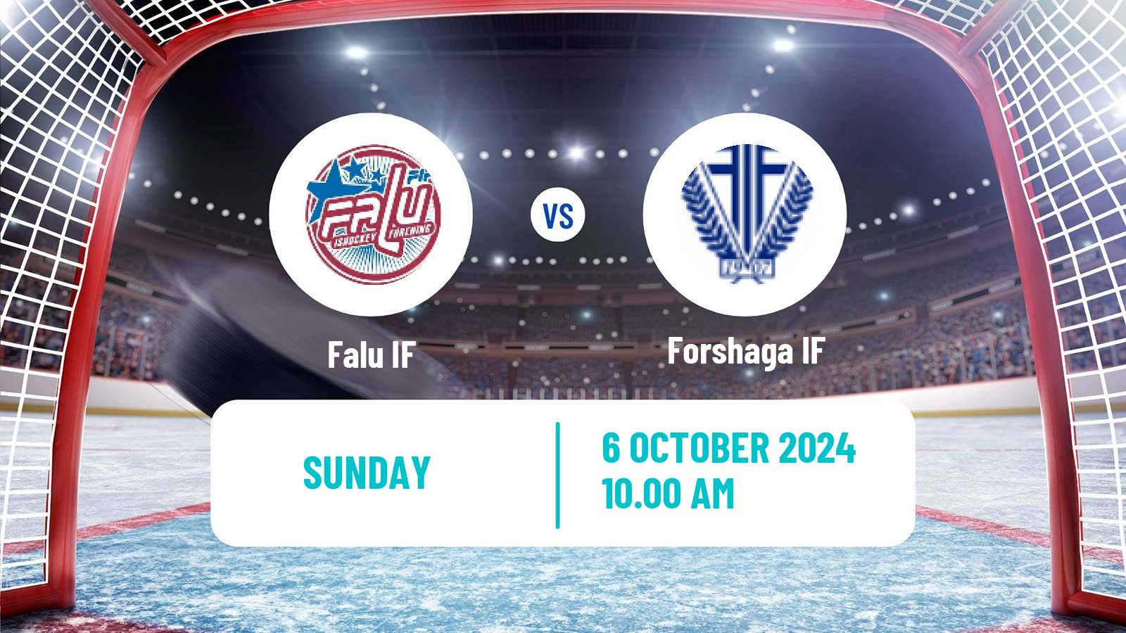 Hockey Swedish HockeyEttan Vastra Falu - Forshaga