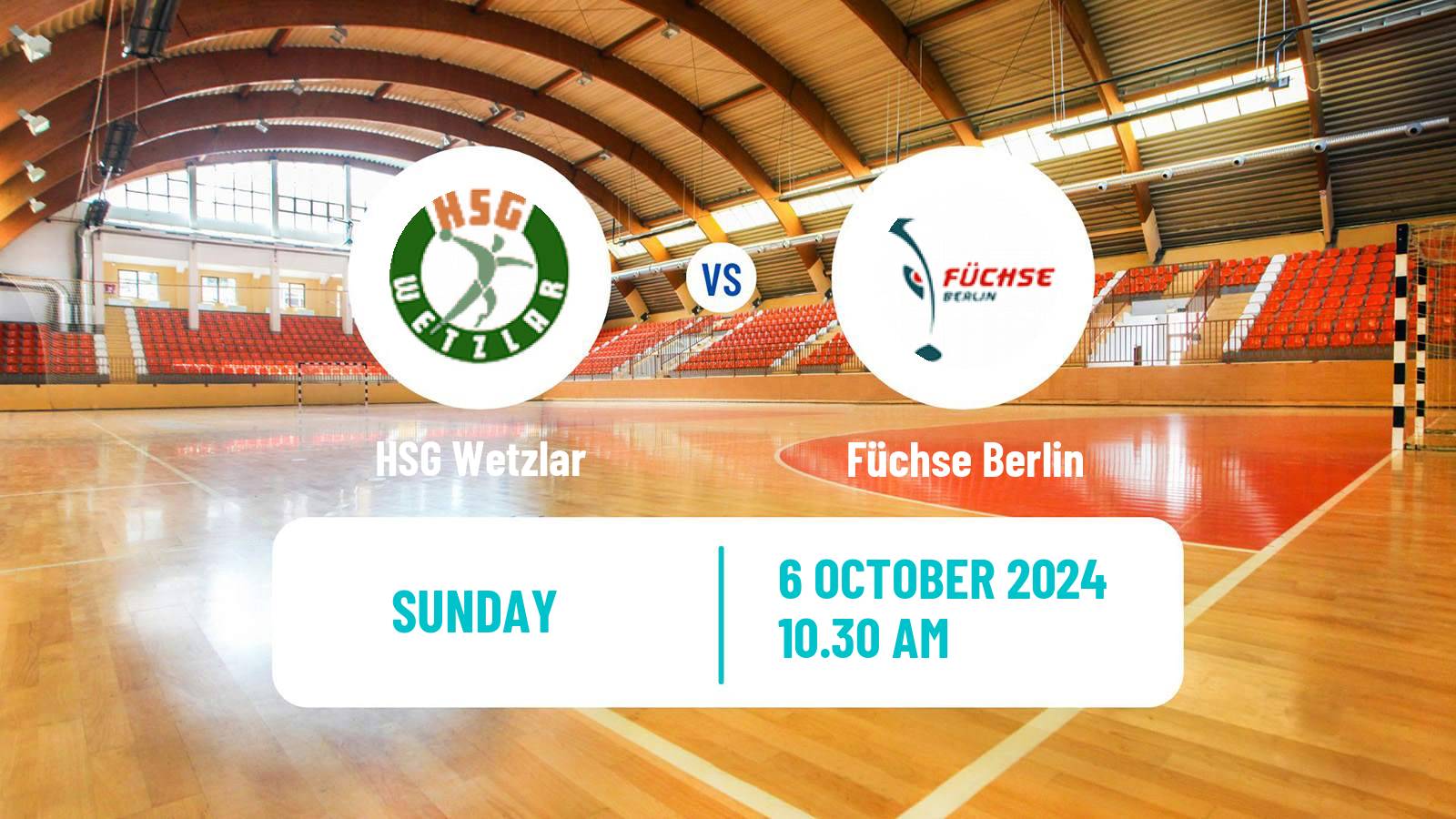 Handball German Bundesliga Handball HSG Wetzlar - Füchse Berlin