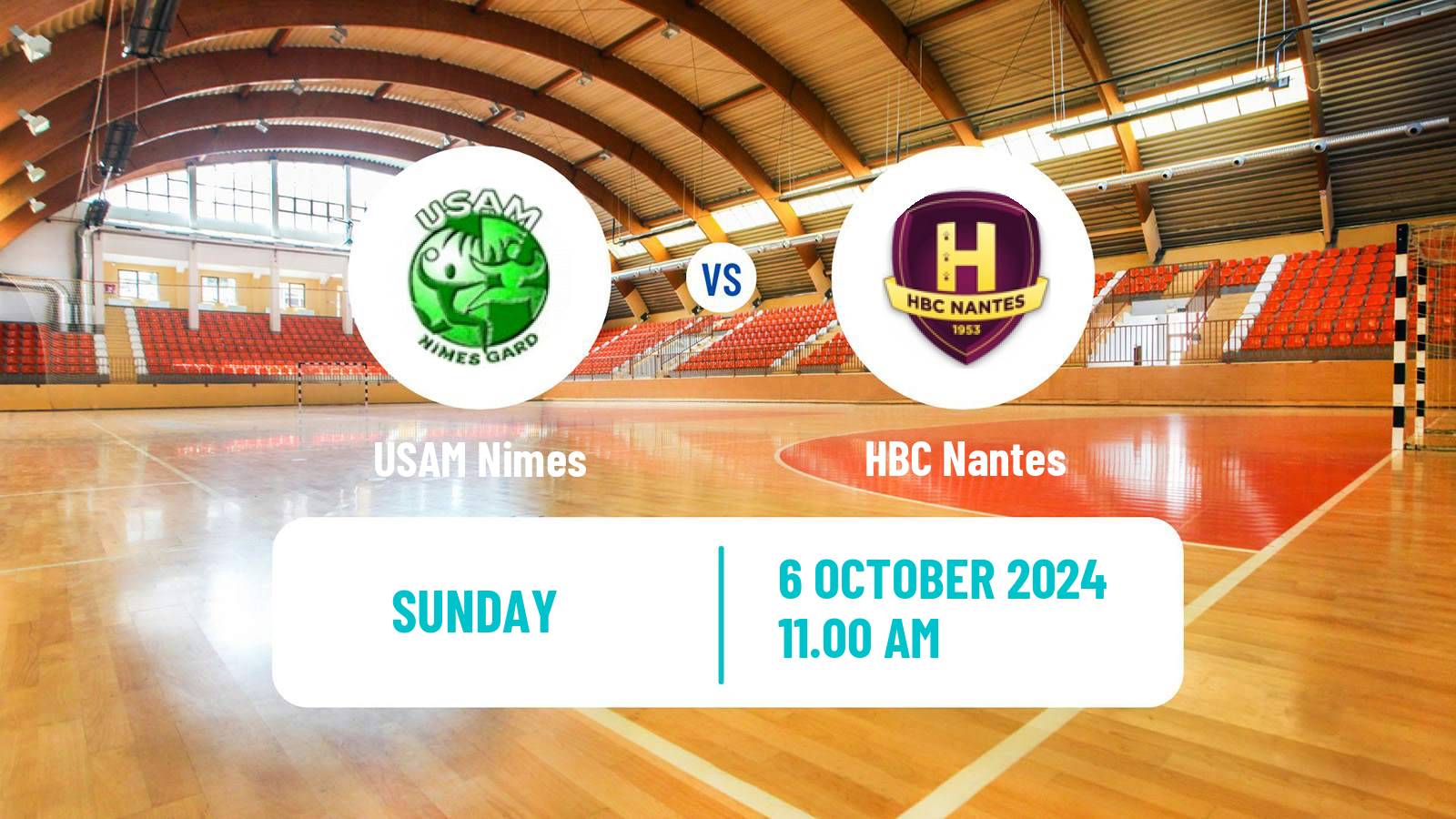 Handball French Starligue Handball USAM Nimes - HBC Nantes