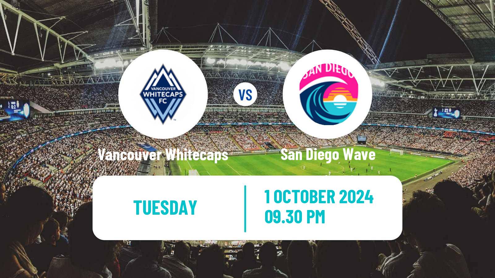 Soccer CONCACAF Champions Cup Women Vancouver Whitecaps - San Diego Wave