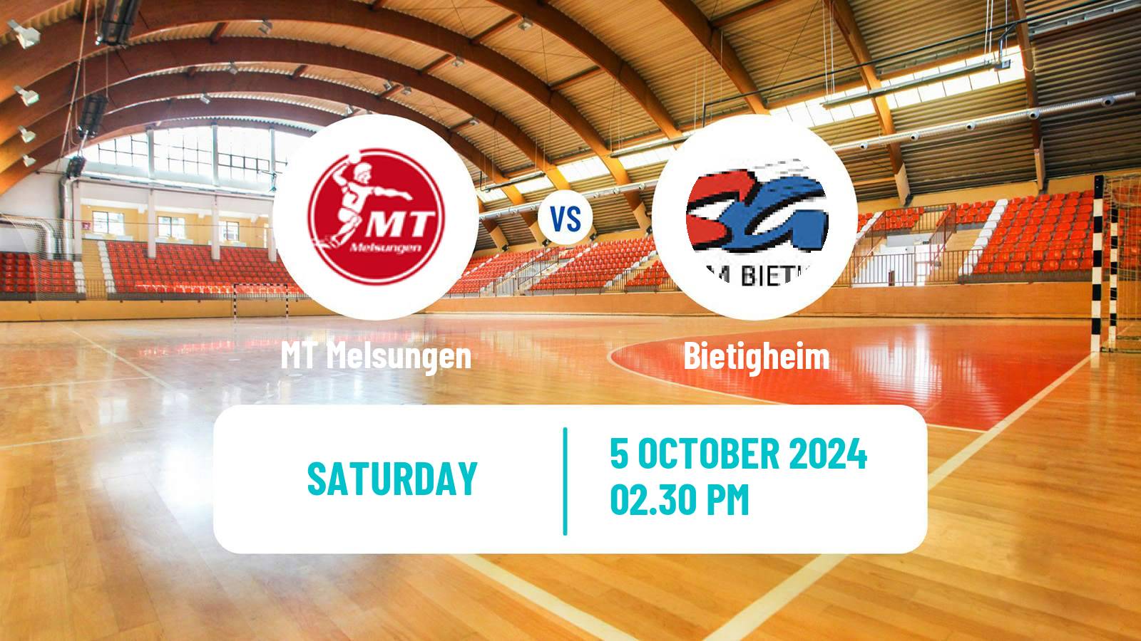 Handball German Bundesliga Handball MT Melsungen - Bietigheim