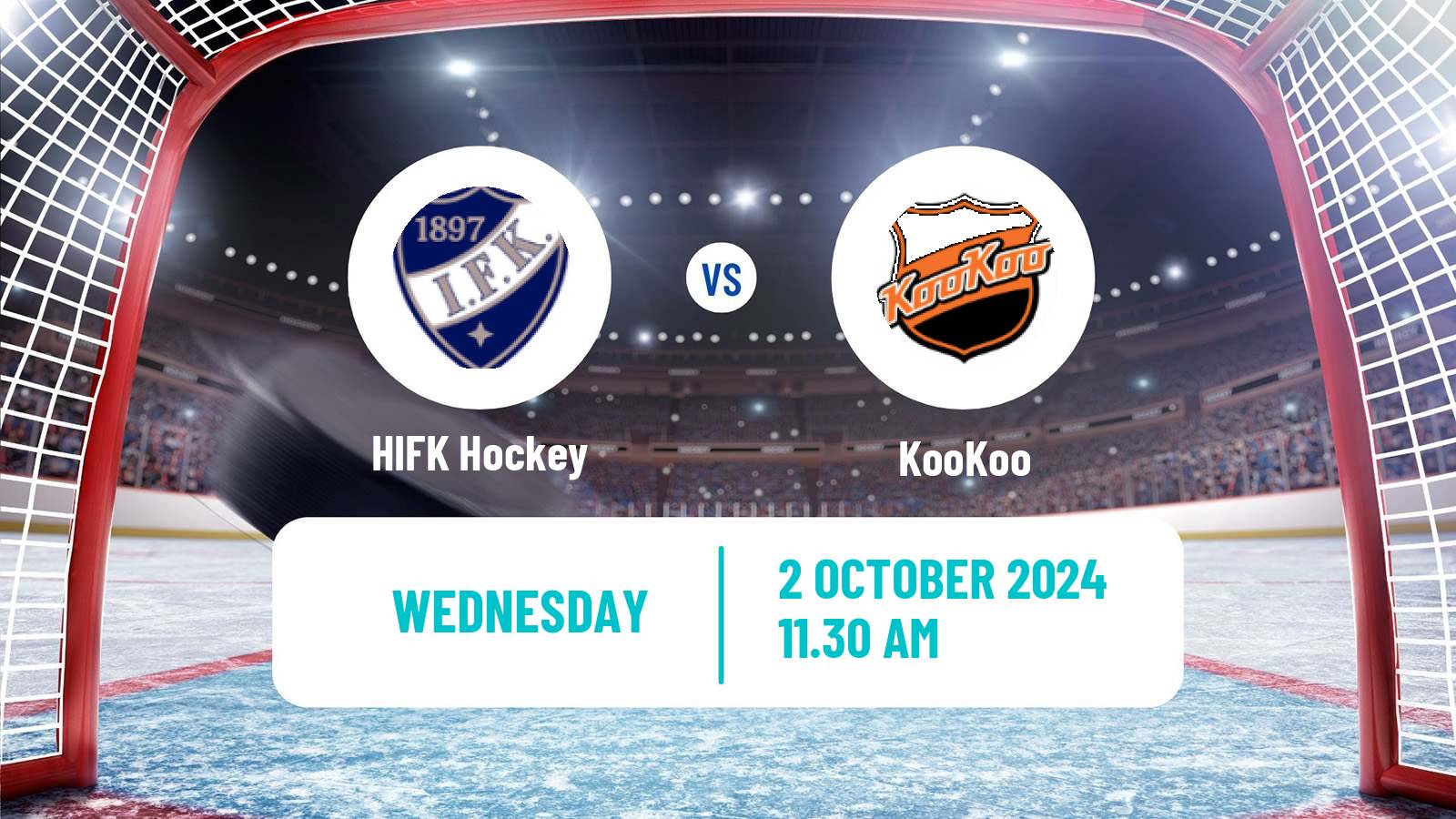 Hockey Finnish SM-liiga HIFK - KooKoo