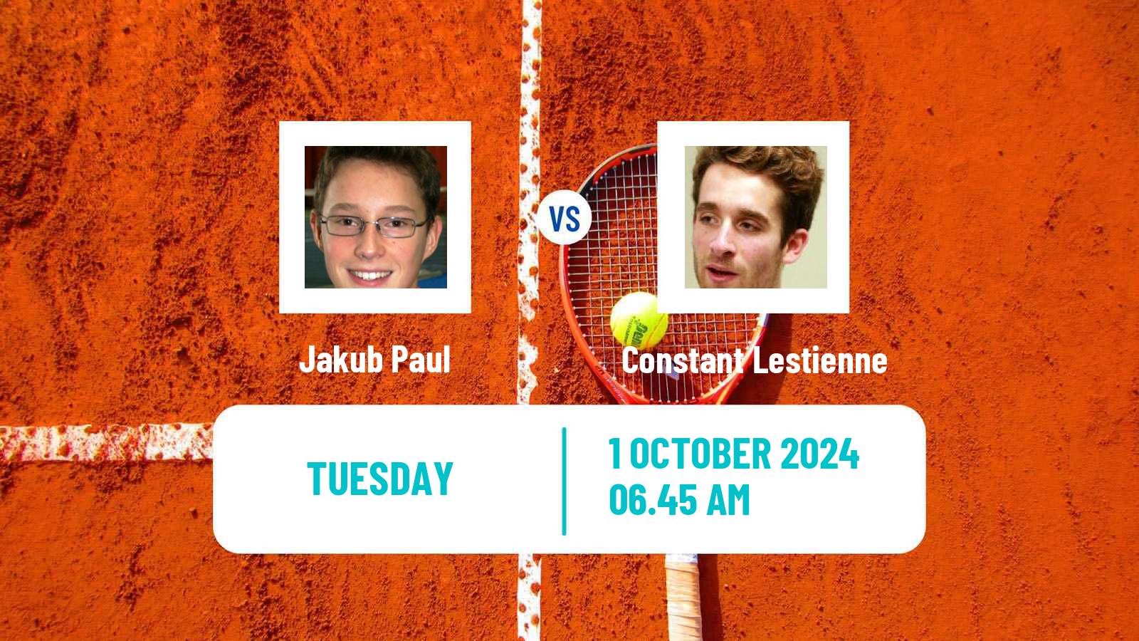 Tennis Alicante Challenger Men Jakub Paul - Constant Lestienne