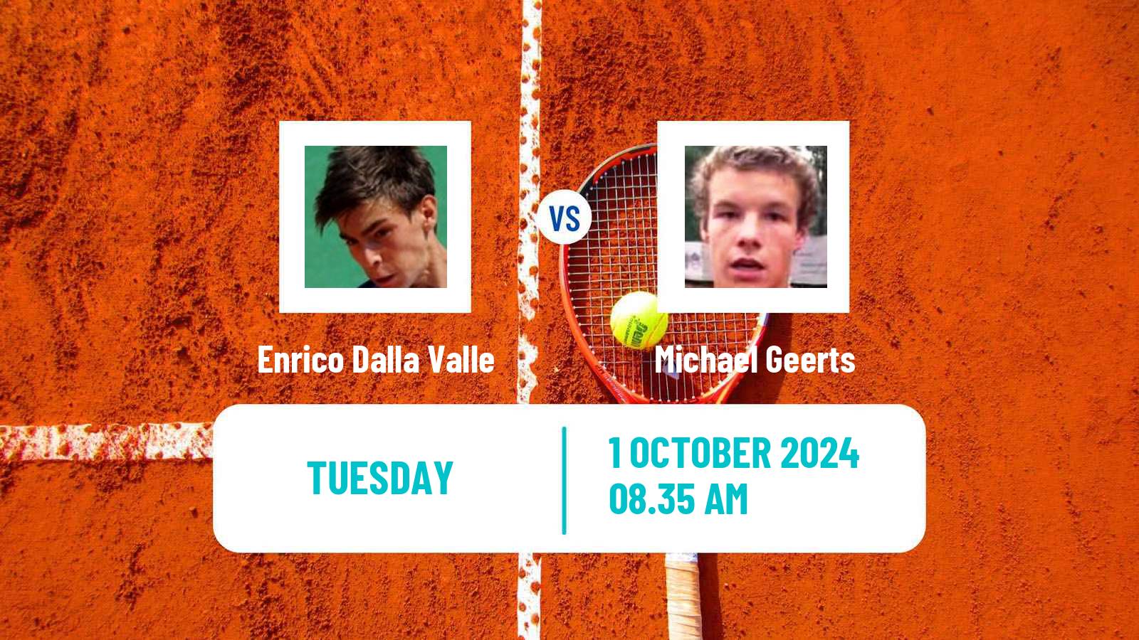 Tennis Alicante Challenger Men Enrico Dalla Valle - Michael Geerts