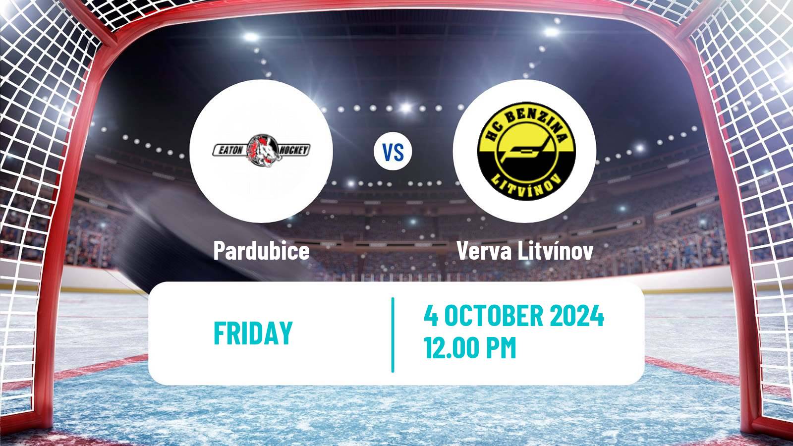 Hockey Czech Extraliga Pardubice - Verva Litvínov