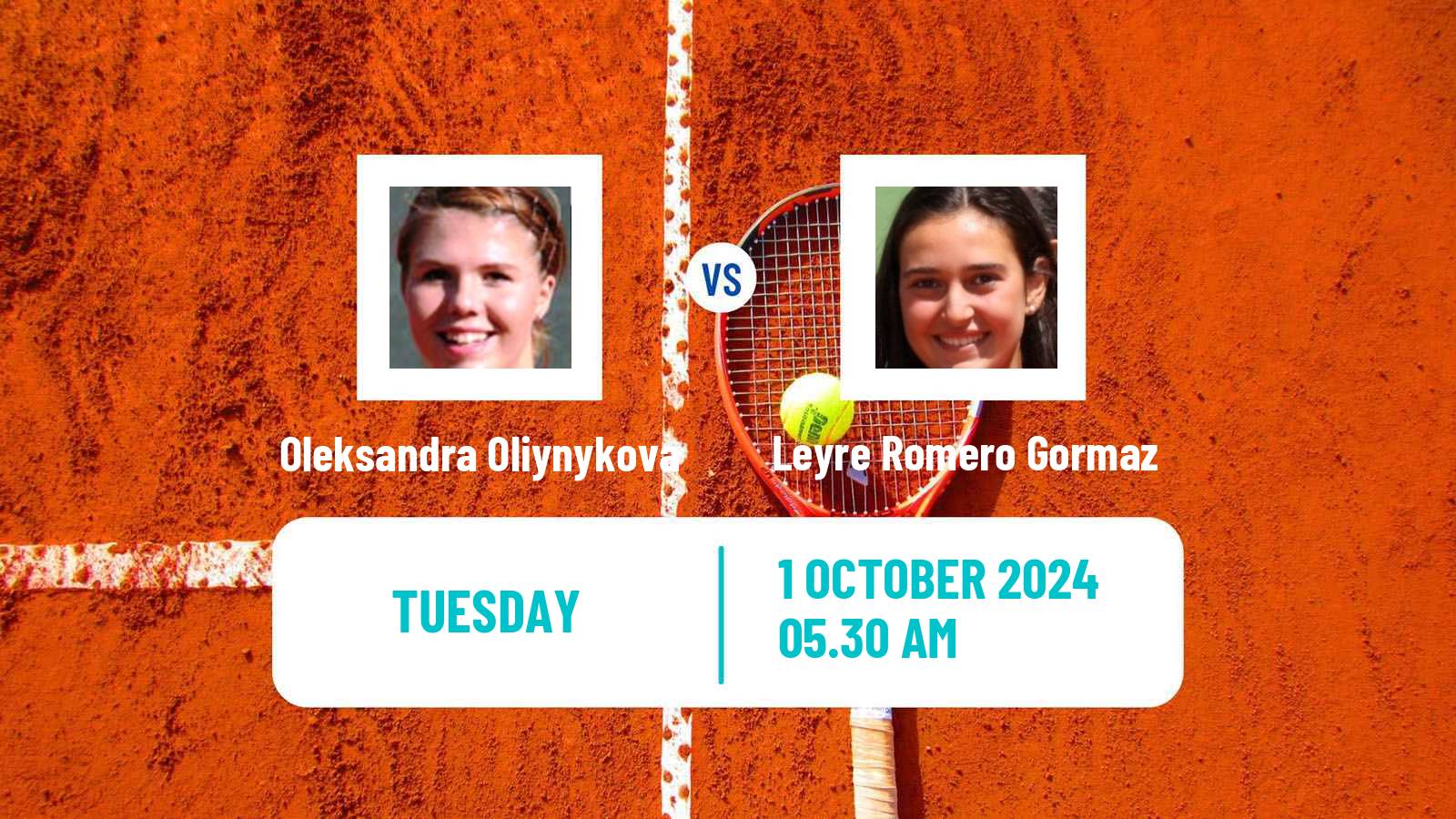 Tennis ITF W75 Sibenik Women Oleksandra Oliynykova - Leyre Romero Gormaz